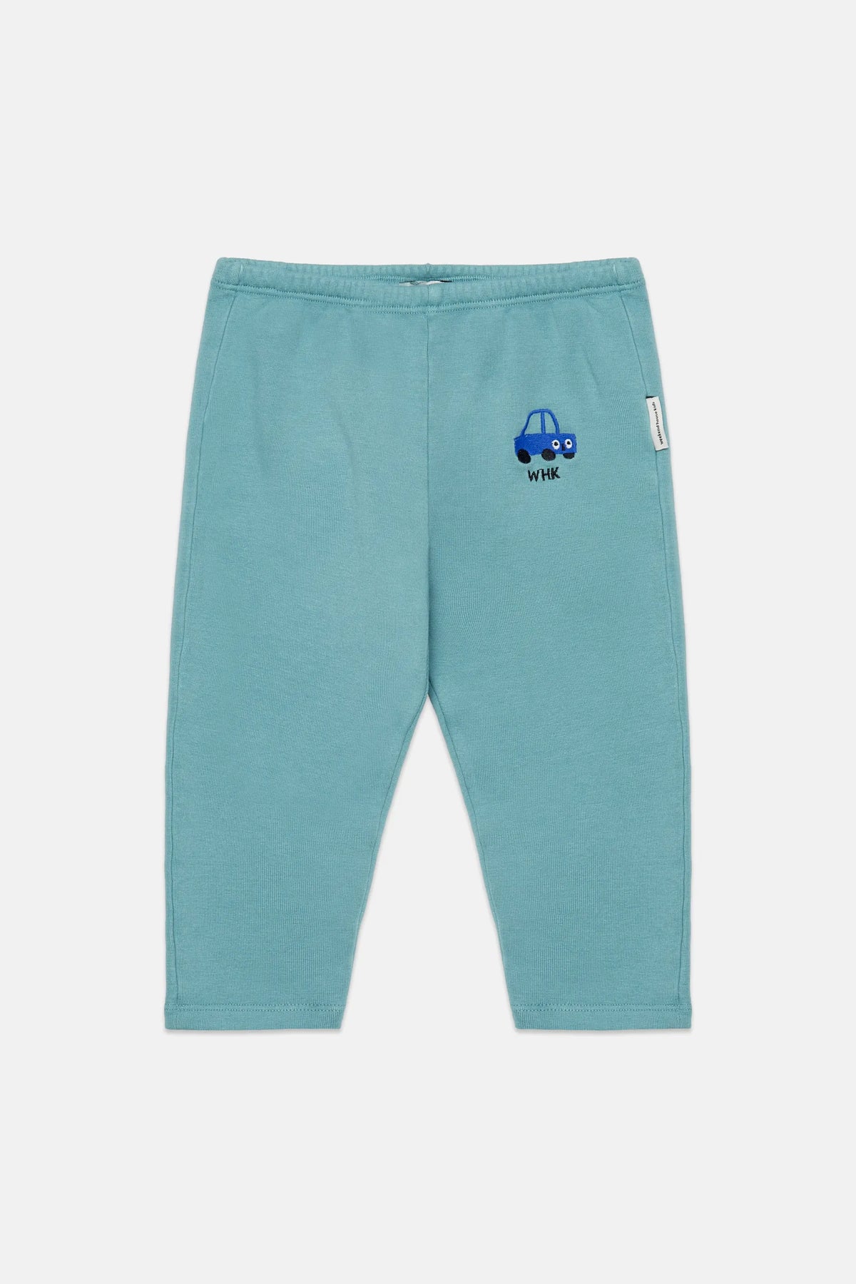 Embroidered car baby leggings