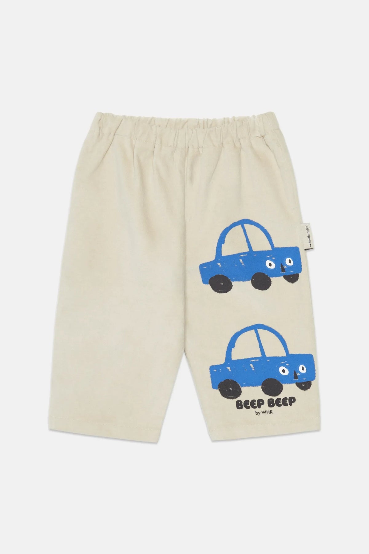 Beep beep velvet baby pants