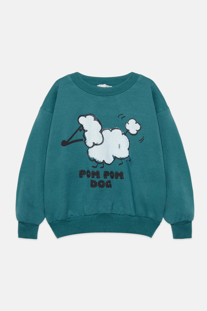 Pom pom dog sweatshirt