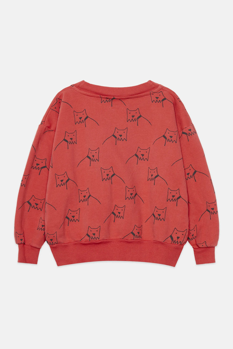 City dog all over sweatshirt