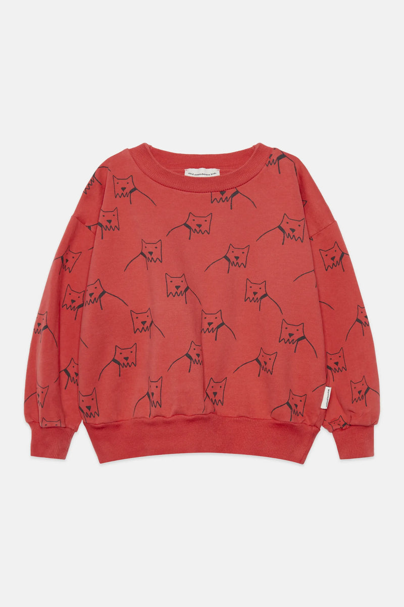 City dog all over sweatshirt