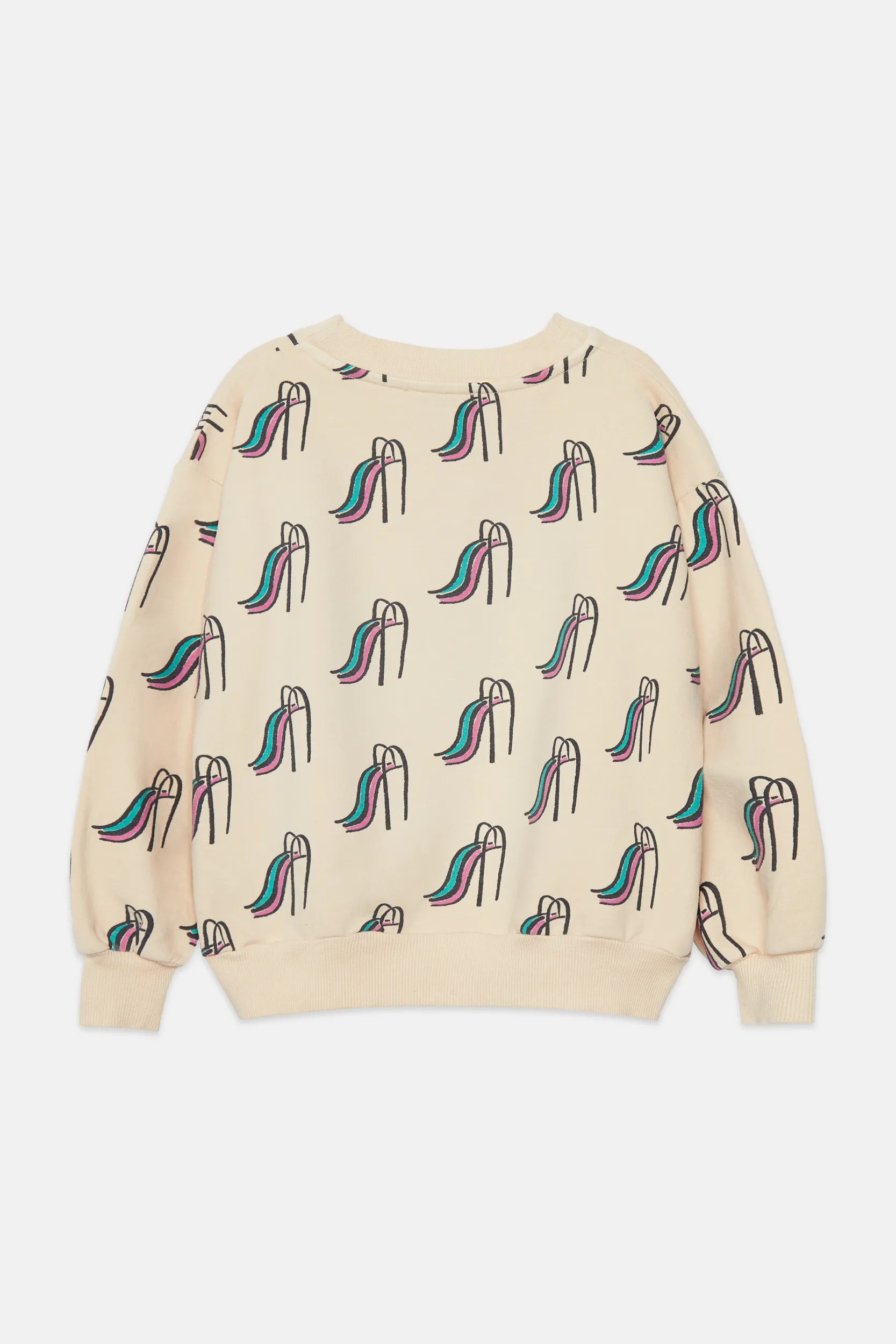 Slides all over sweatshirt