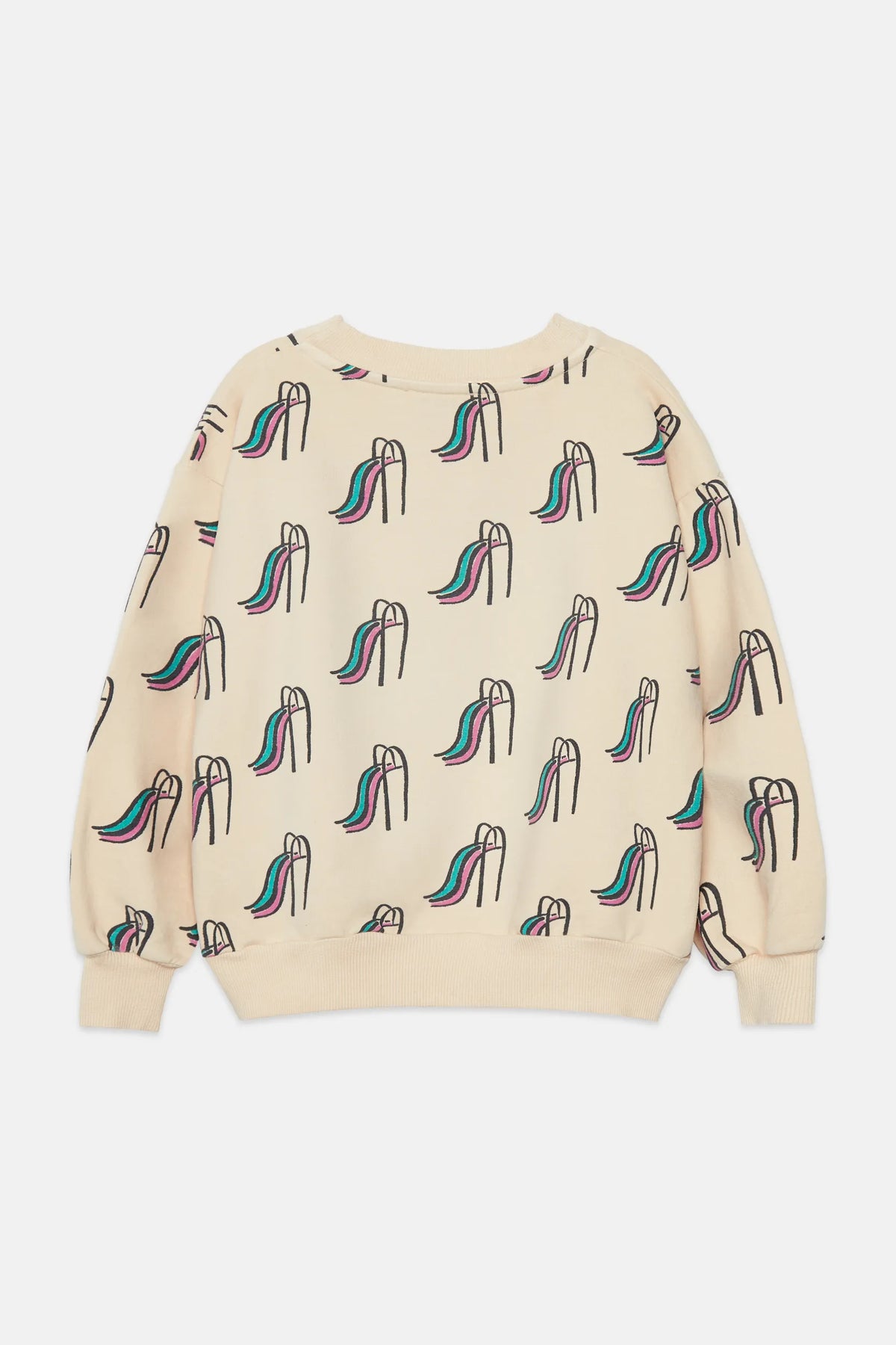 Slides all over sweatshirt