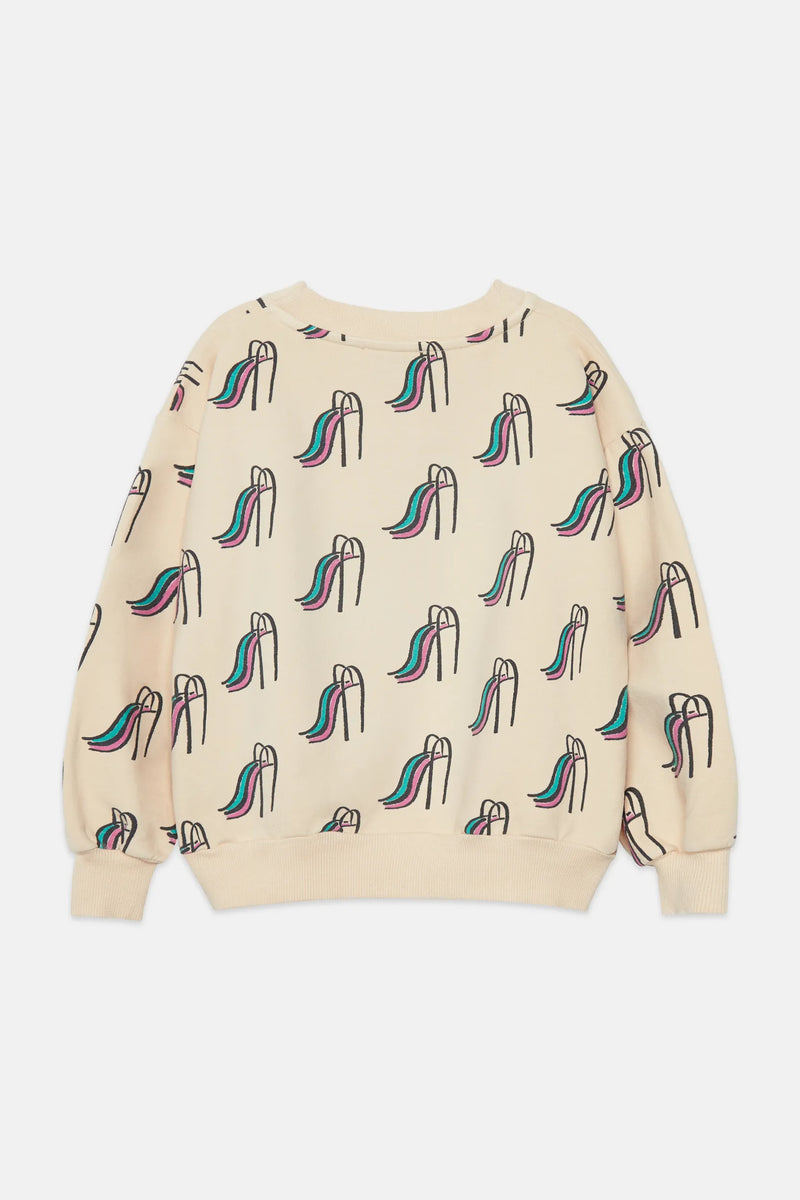 Slides all over sweatshirt