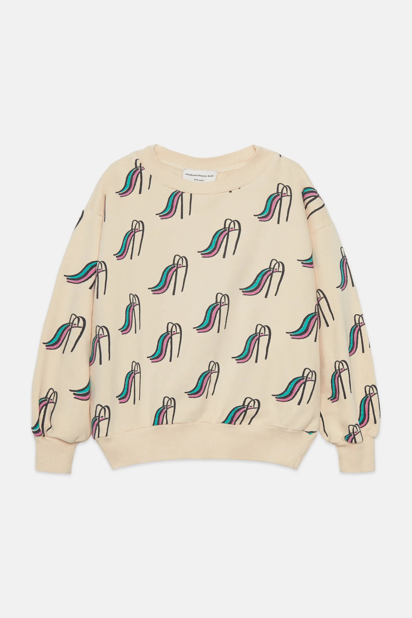 Slides all over sweatshirt
