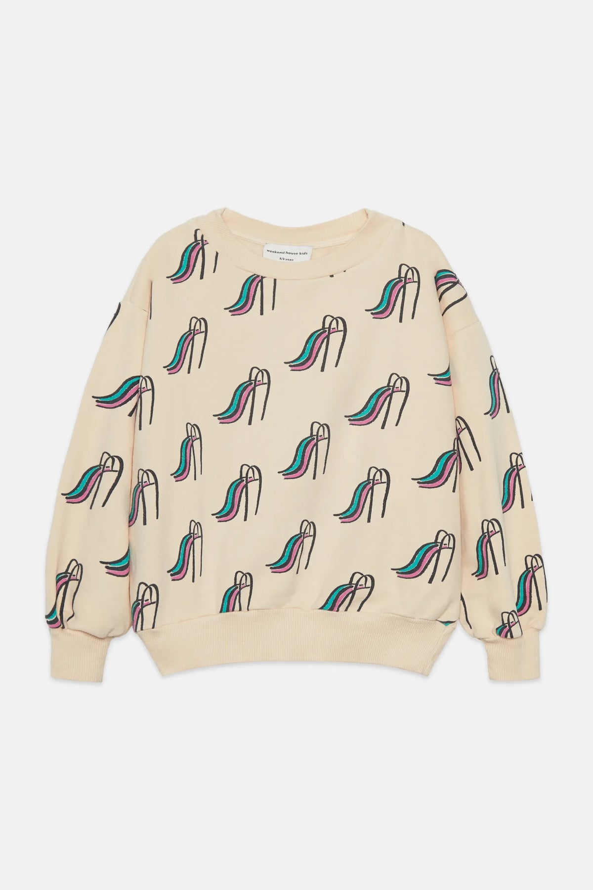 Slides all over sweatshirt