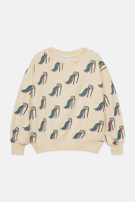 Slides all over sweatshirt