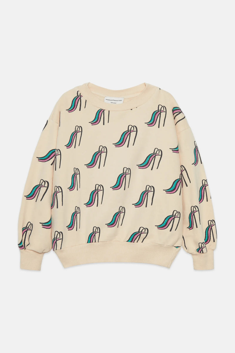 Slides all over sweatshirt