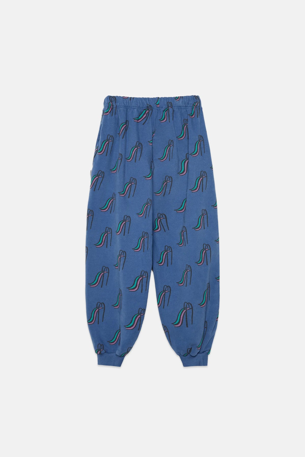 Slides all over sweatpants