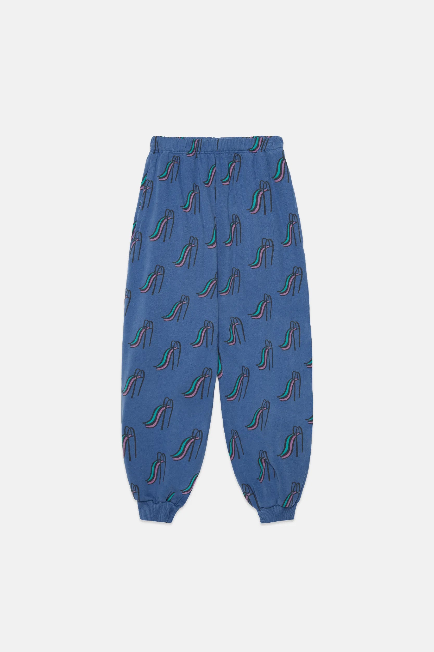 Slides all over sweatpants
