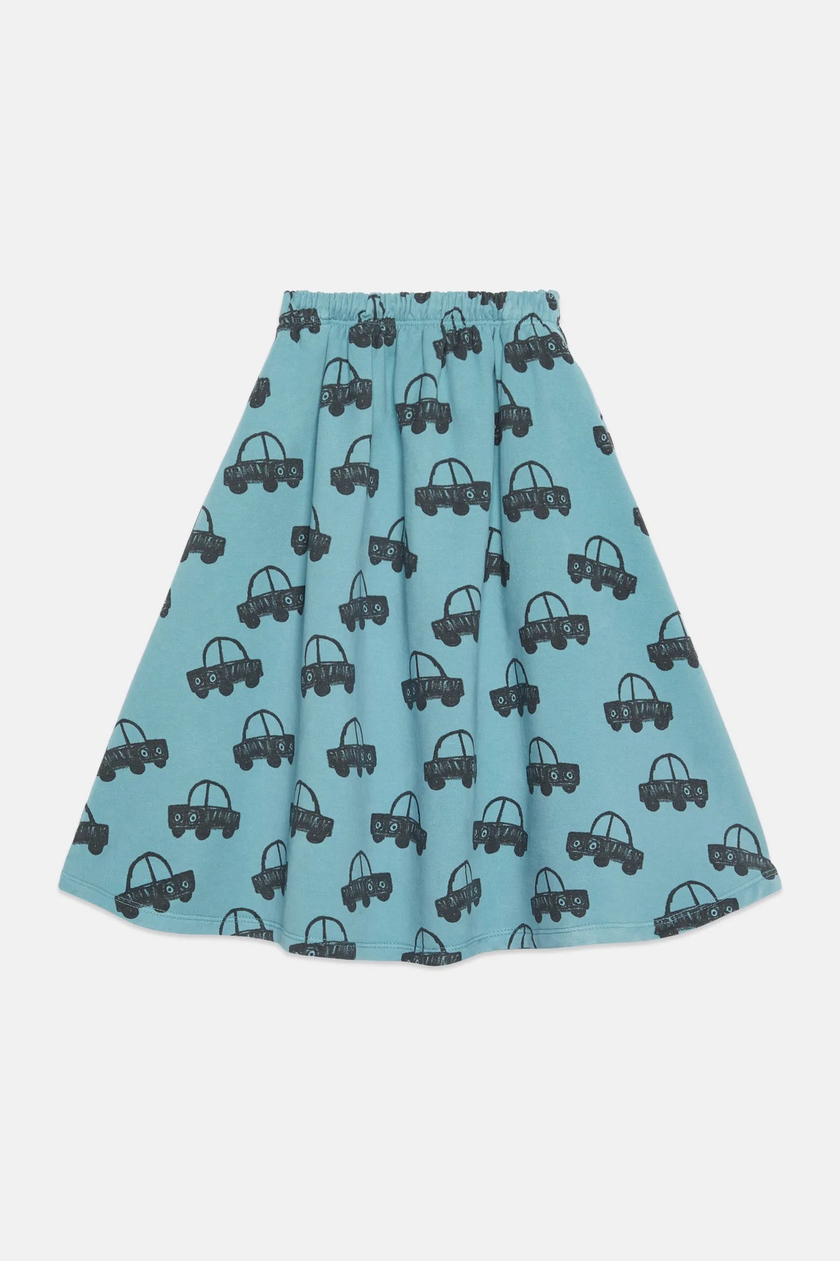 Cars all over long skirt
