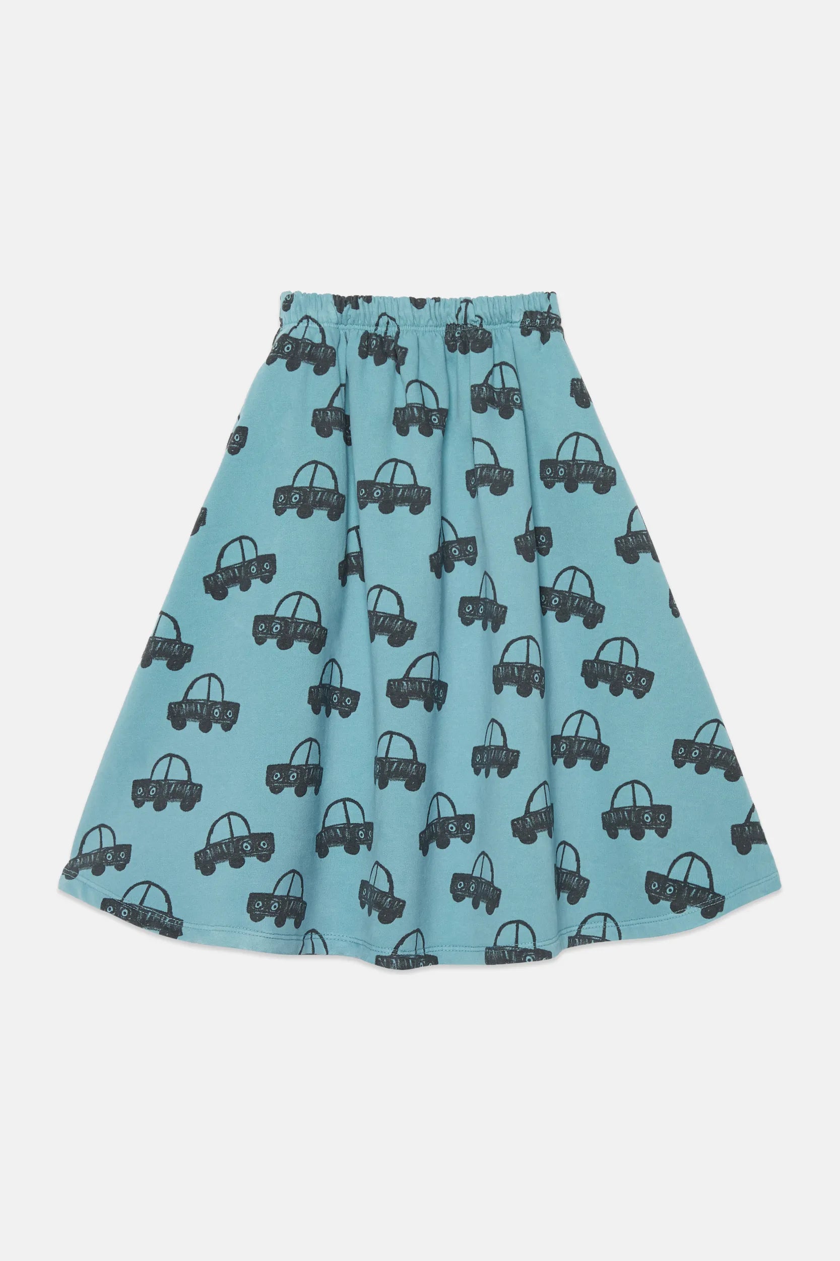 Cars all over long skirt