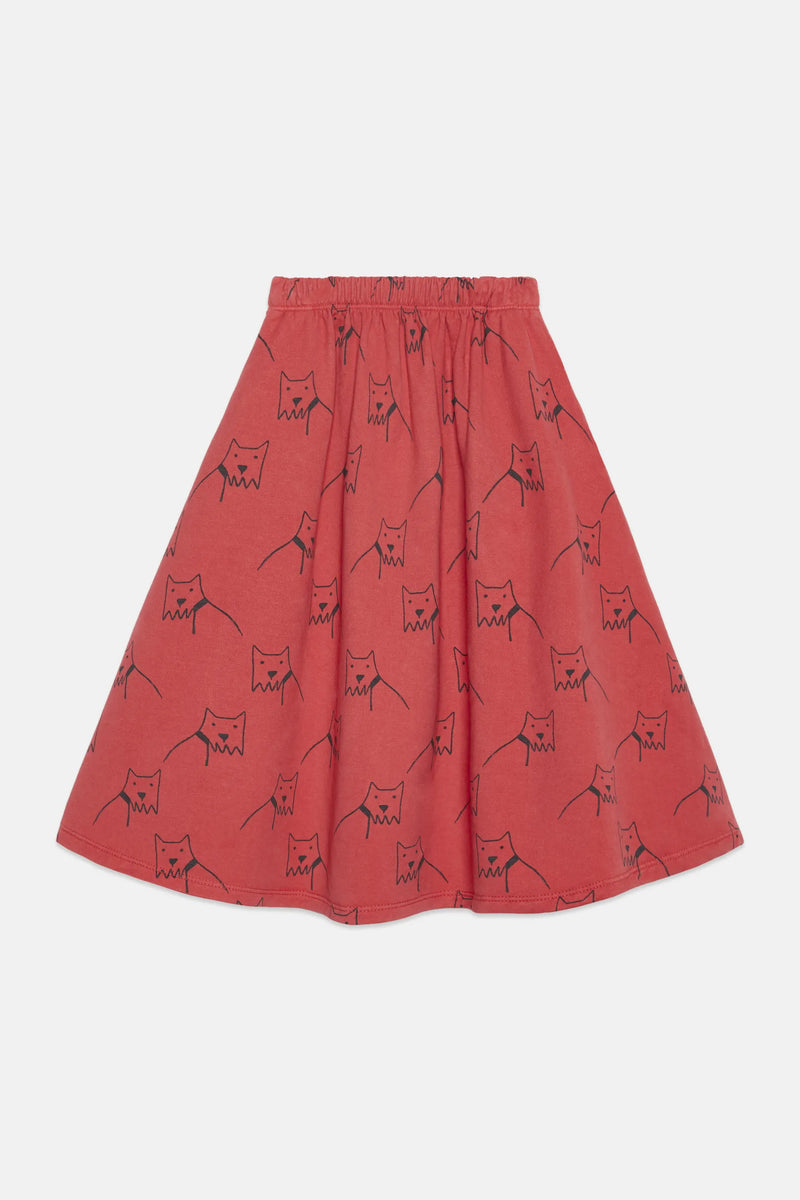 City dog all over skirt