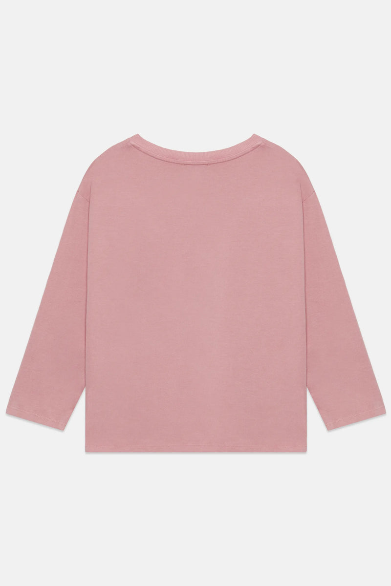 Messy hair l/s t-shirt