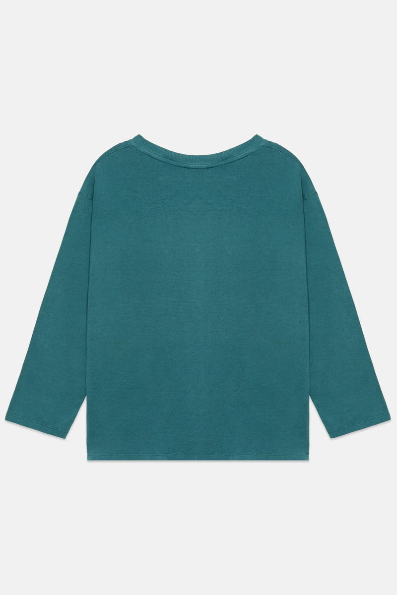 Pom pom dog l/s t-shirt
