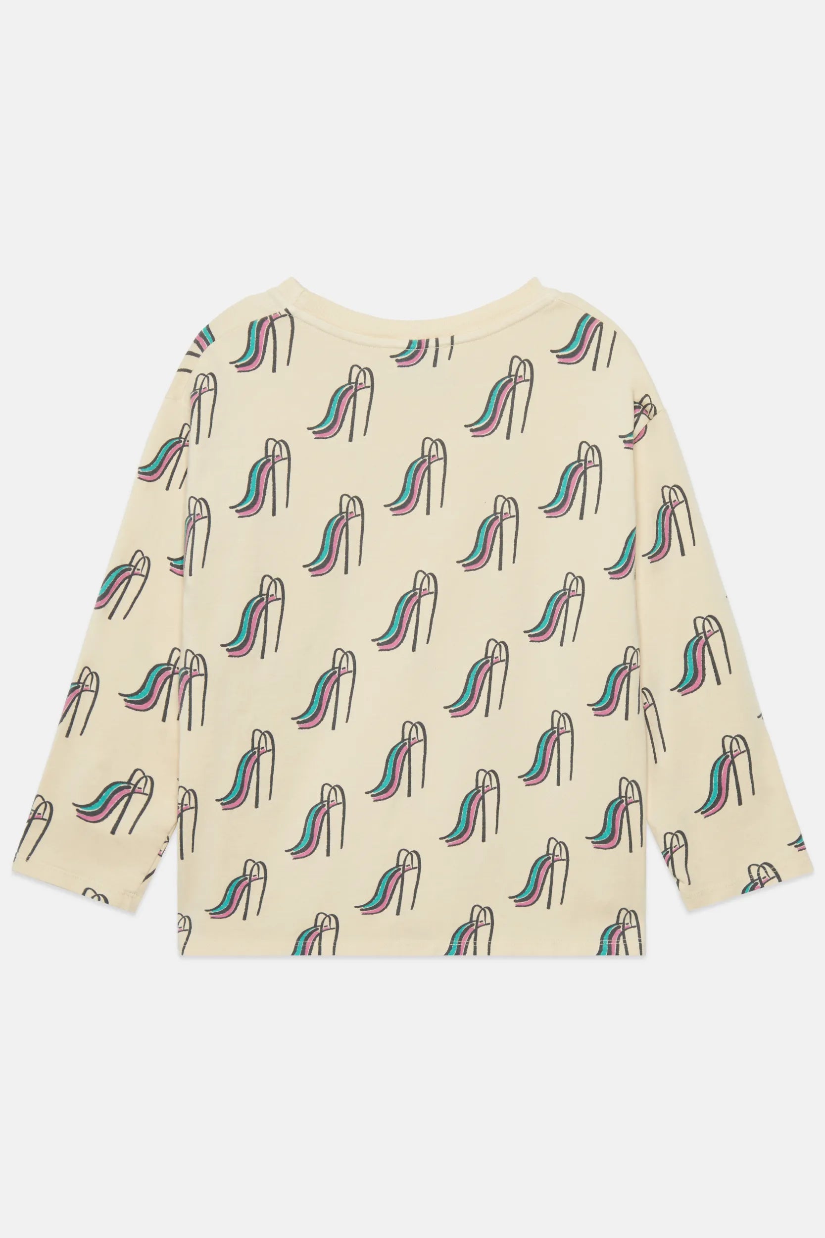 Slides all over l/s t-shirt