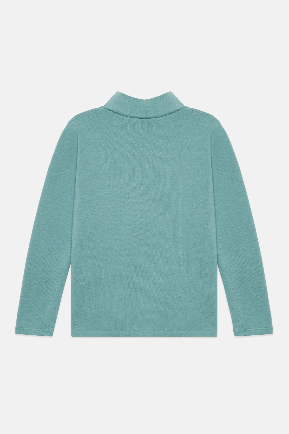 Pom pom dog fleeced turtle neck