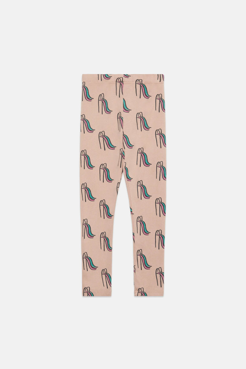 Slides all over fleeced leggings