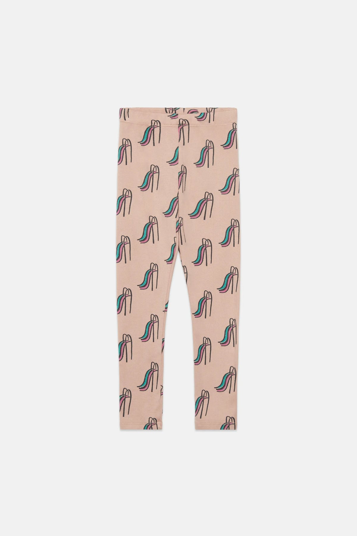 Slides all over fleeced leggings