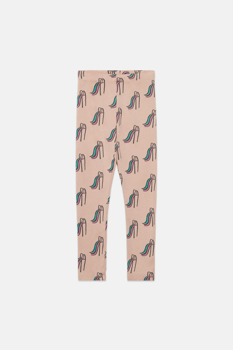Slides all over fleeced leggings