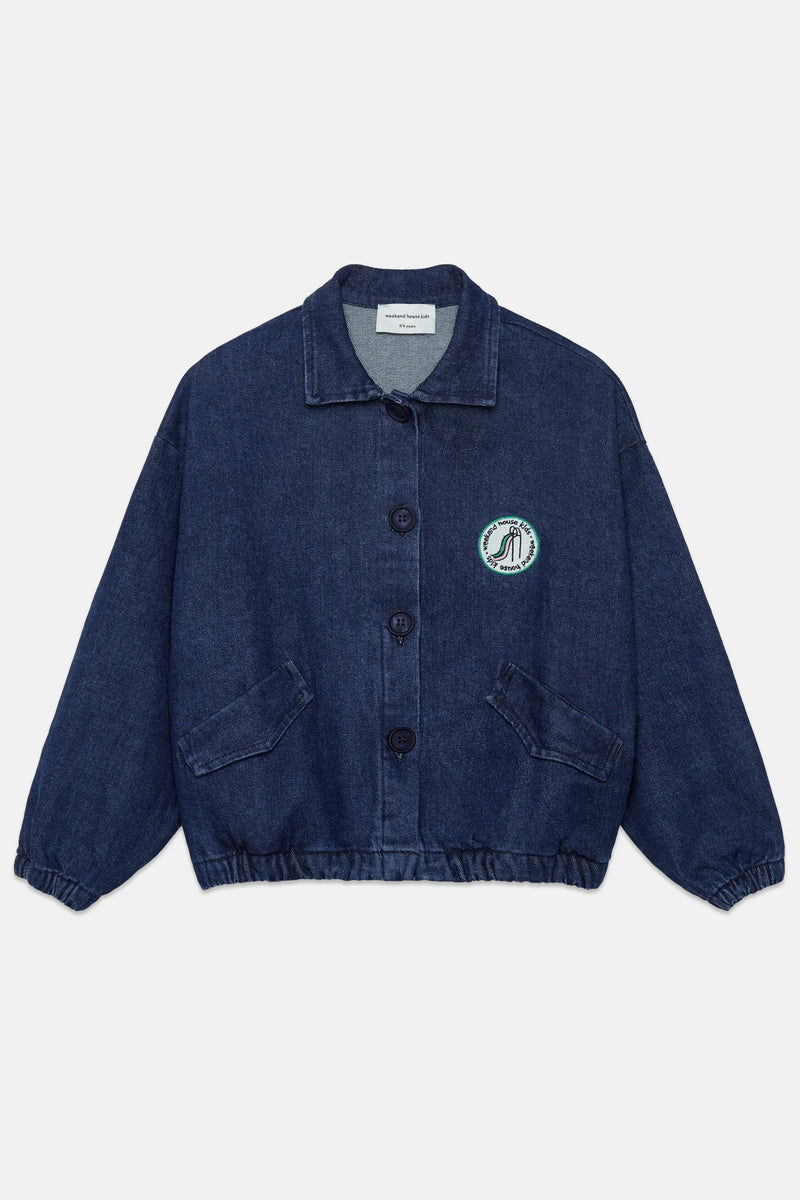 Bomber denim jacket
