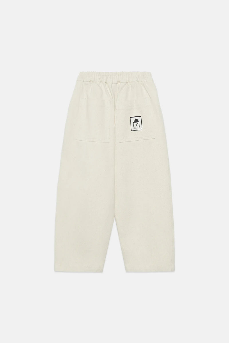 Slide canvas ecru pants