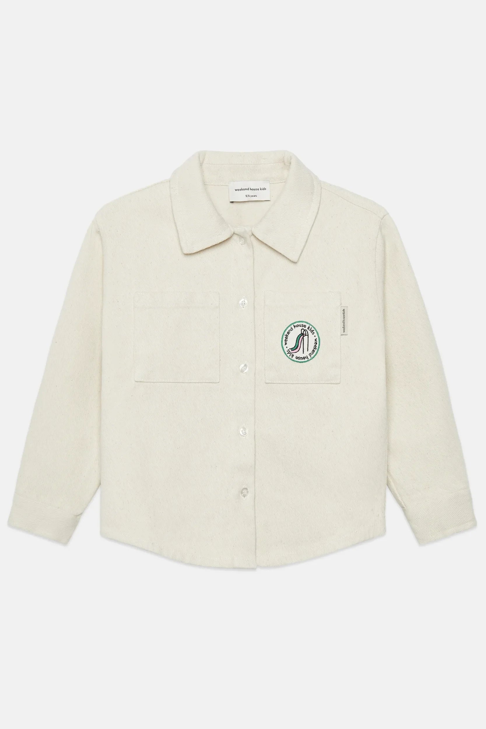 Slide canvas ecru shirt