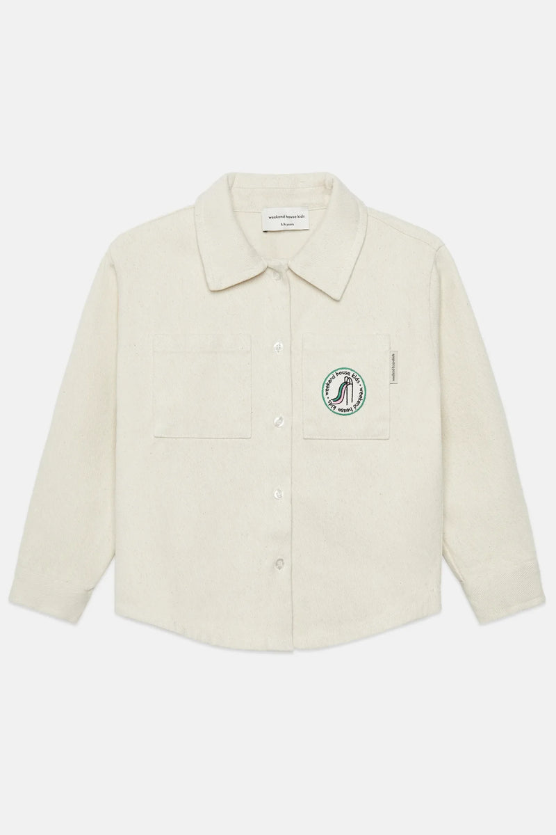 Slide canvas ecru shirt