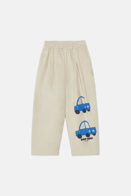 Beep beep velvet pants