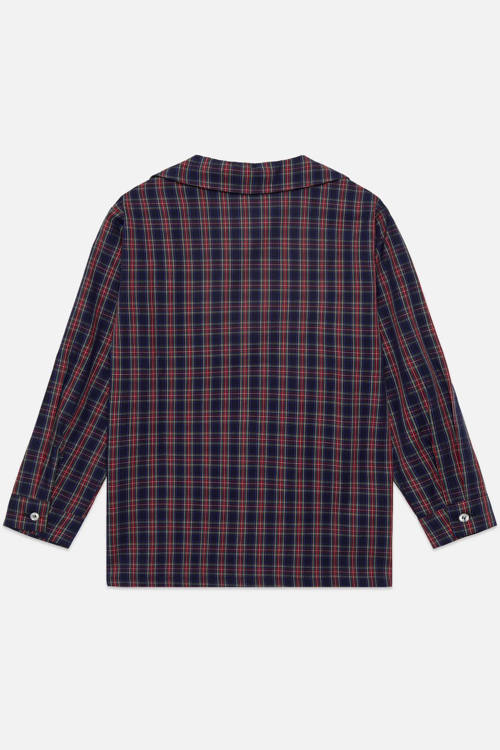 Pom pom dog embroidered popelin shirt
